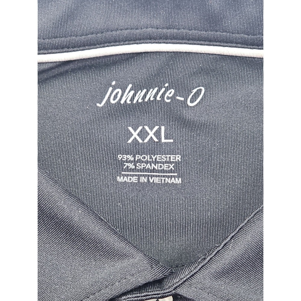 Johnnie O Birdie Prep Performance Mens 2XL Black Golf Polo Casual Shirt JMPO1710 - Picture 4 of 11